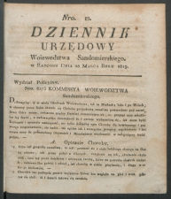 dziennik urzedowy woj.sandomierskiego 1819-12-00001